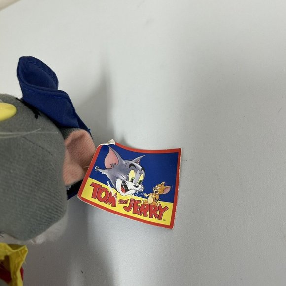 Tom and Jerry Tom Cat Plush Toy Soft Stuffed Doll Spike 9” Nanco Musketeers RARE - Picture 3 of 7
